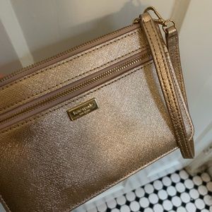 Kate Spade Rose Gold Clutch